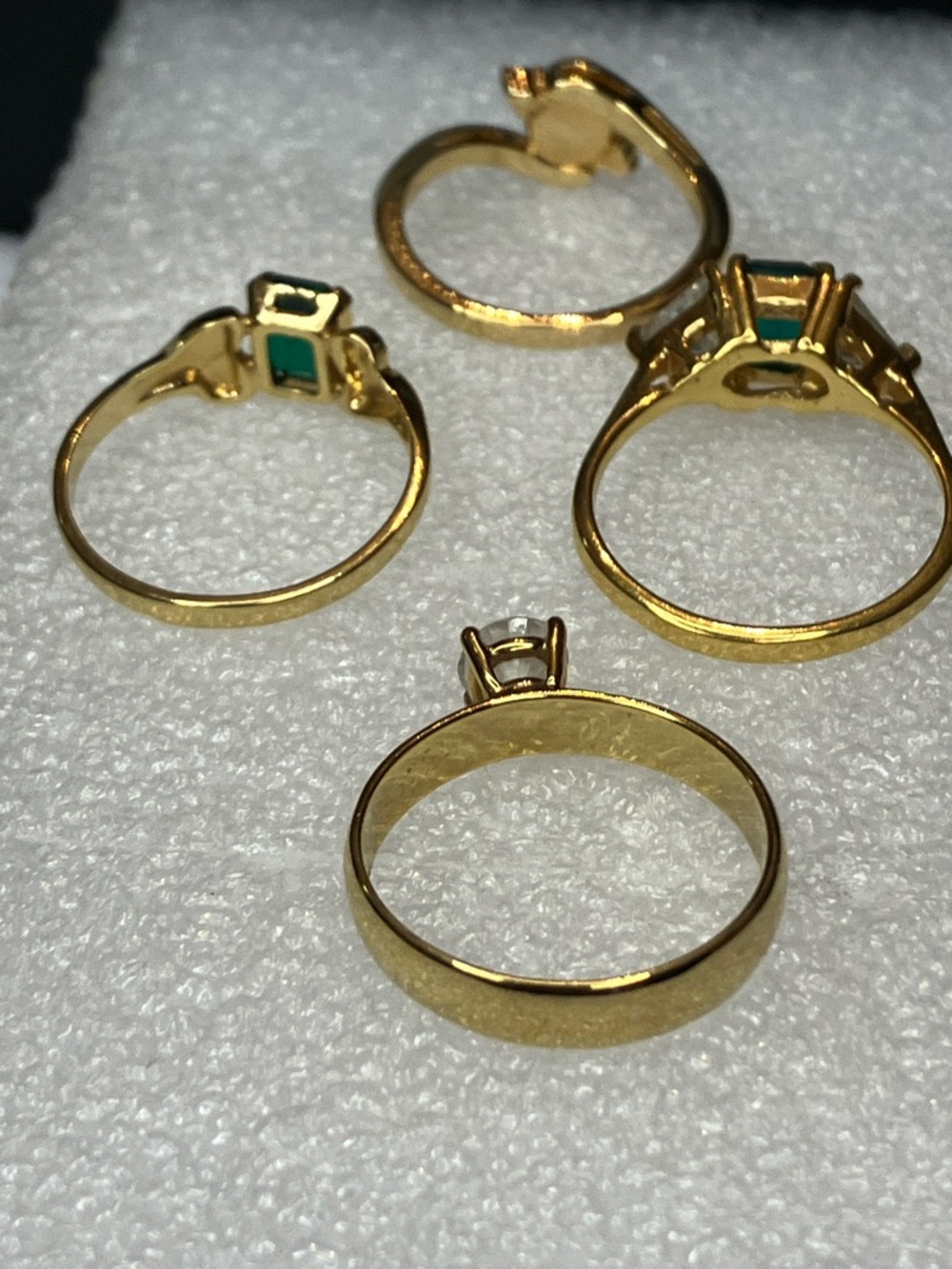 Gold Tone Rings Collection - Picture 3 of 3